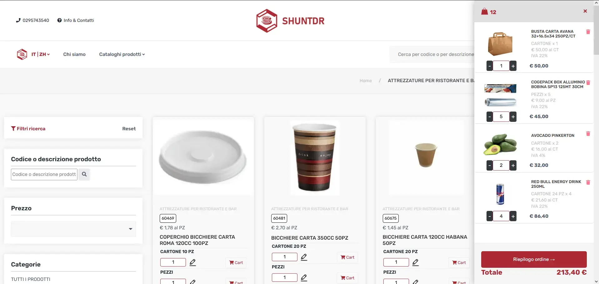 E-commerce personalizzato