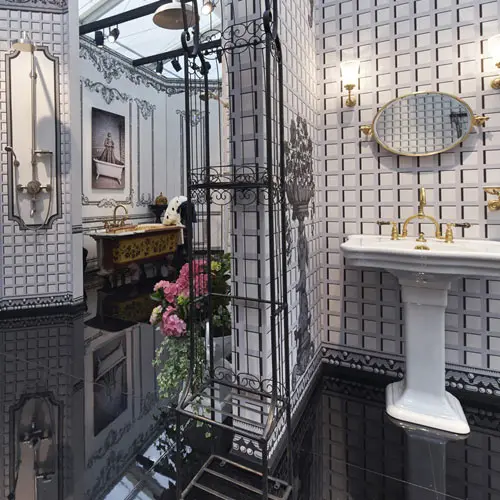 Rubinetteria e allestimento dello stand Volevatch a Decorex International