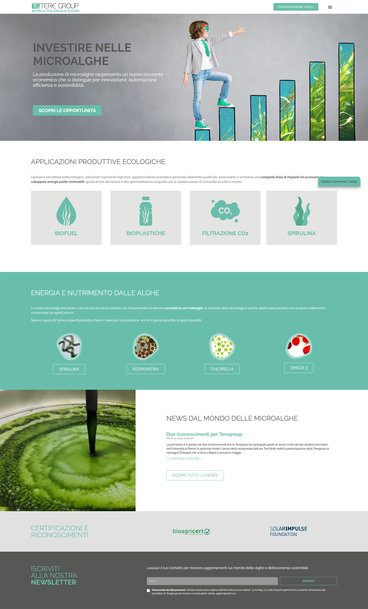 Siti web per biotecnologie